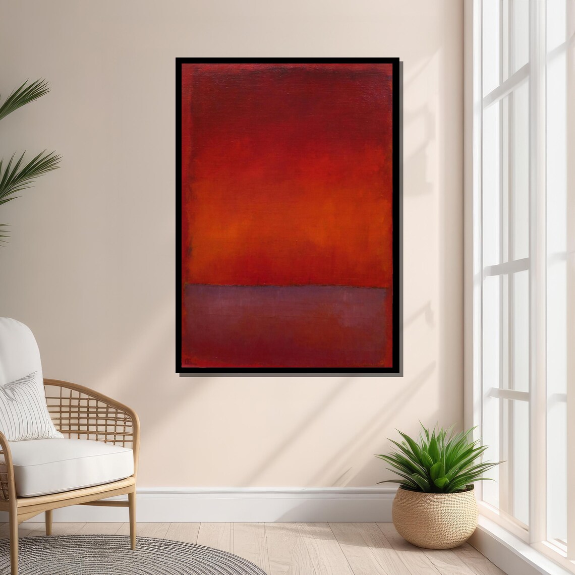 Rothko Inspired Abstract Art for Living Room - Image 4