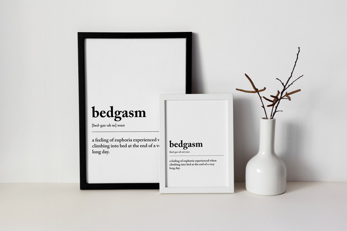 Bedgasm Definition Bedroom Decor, Poster Print - Image 2
