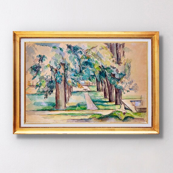 Paul Cezanne Avenue Of Chestnut Trees At The Jas De Bouffan 1893 Fine Art Glice Sku 0251