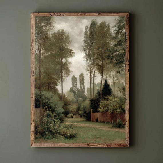 Forest Path Wall Art Tranquil Nature Scene