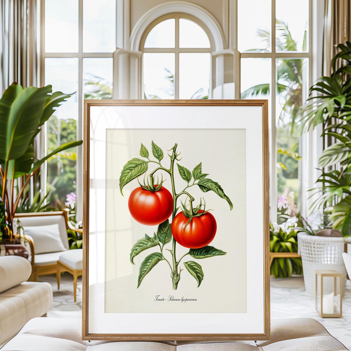 Tomato Botanical Print, Solanum Lycopersicum Art Print - Image 3