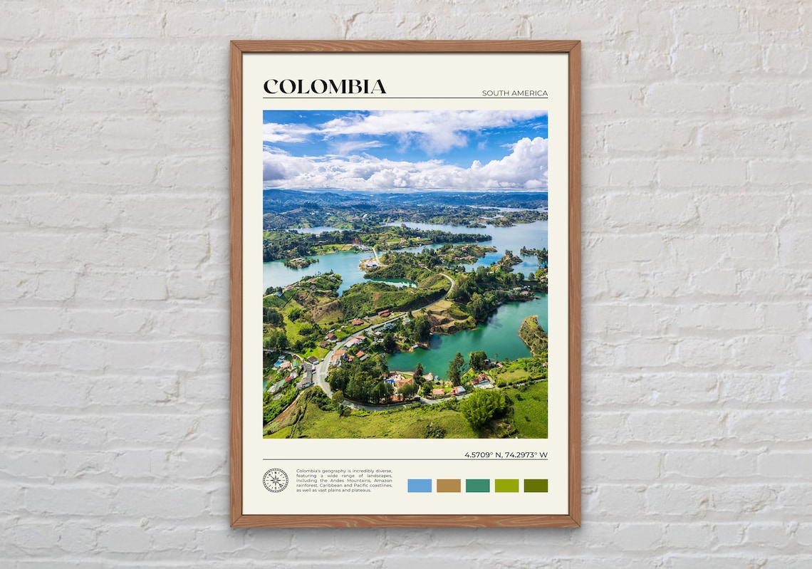 Colombia Photo Print, South America Wall Art
