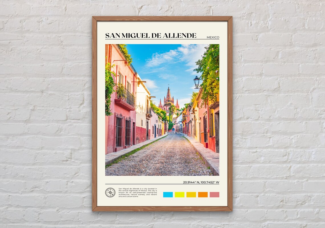 San Miguel De Allende Photo Travel Poster