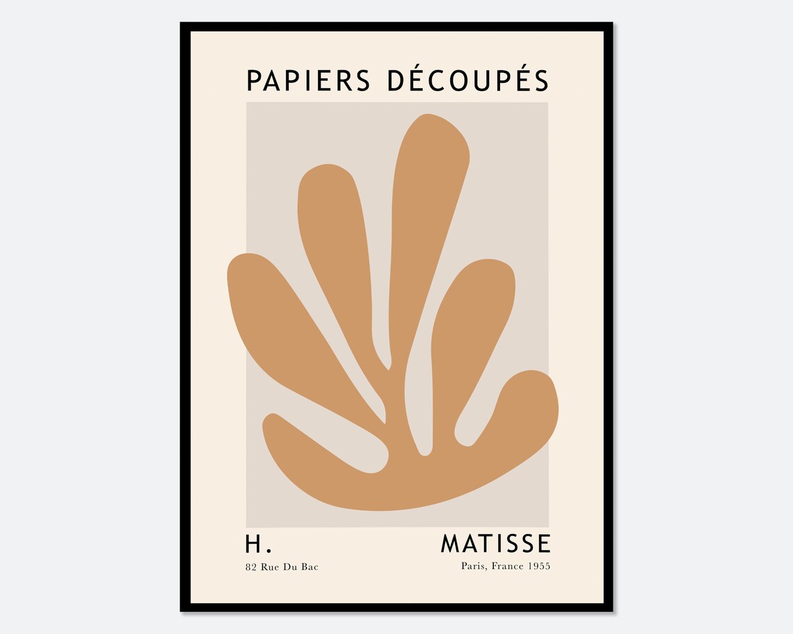 Matisse Cut Outs Vintage Botanical Art Print