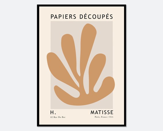 Matisse Cut Outs Vintage Botanical Art Print