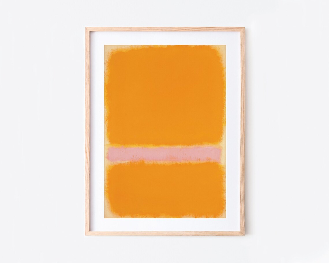 Mark Rothko Untitled 1961 Vintage Poster Print