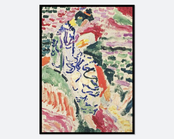 Henri Matisse La Japonaise Fauvist Impressionist Art Print Set