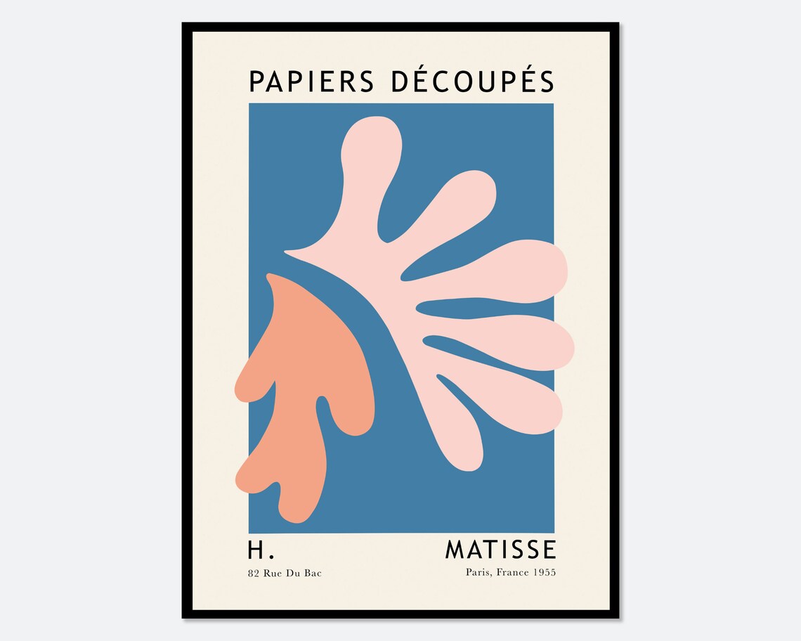 Henri Matisse Cut Outs Botanical Plants Leaves Poster