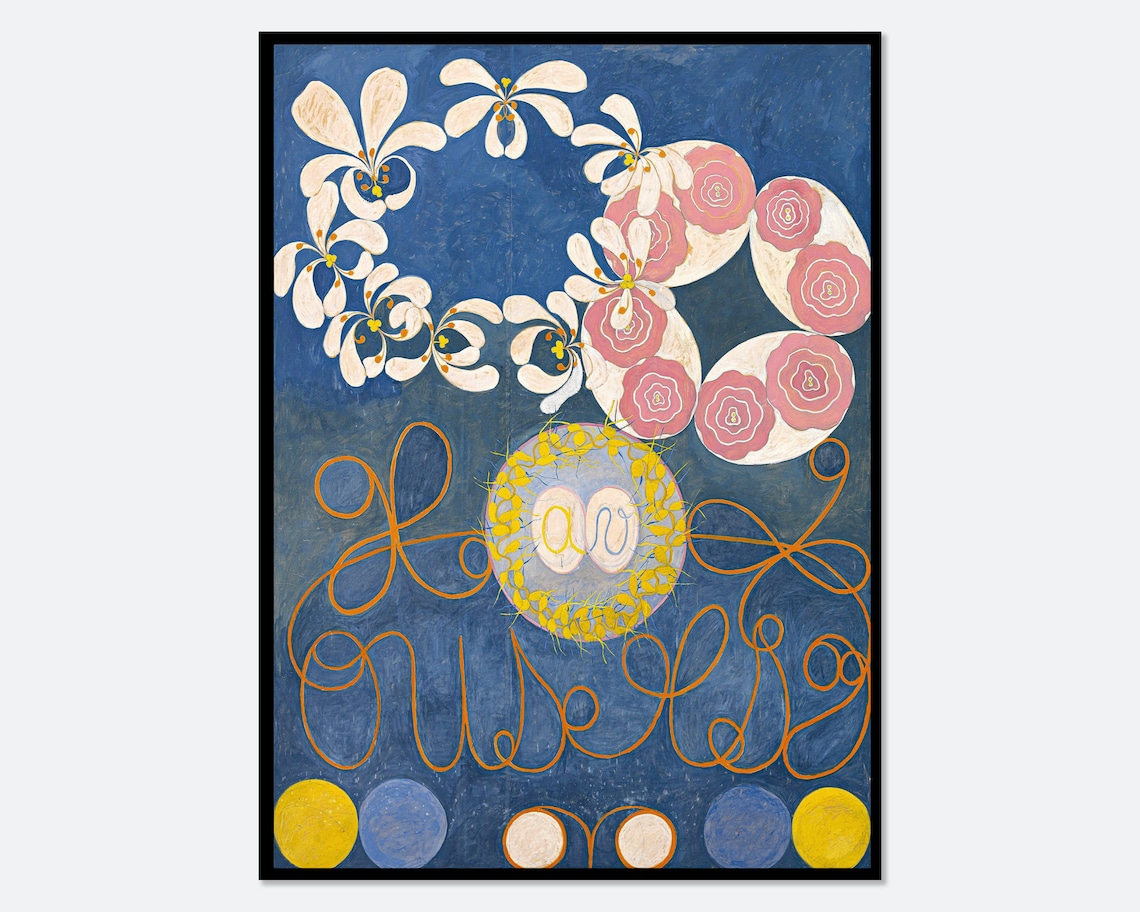 Hilma Af Klint The Ten Largest No. 1 Childhood Art Print