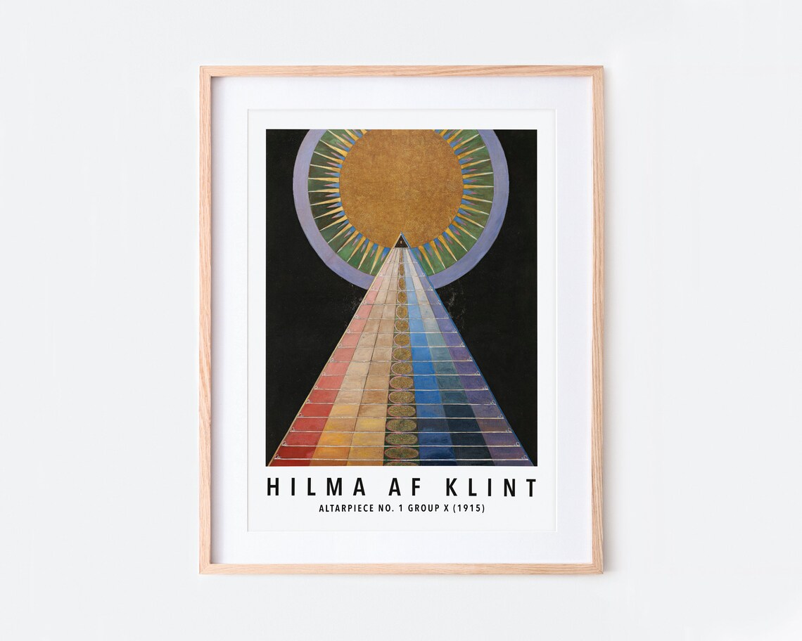 Hilma Af Klint Altarpiece No. 1 Vintage Art Print