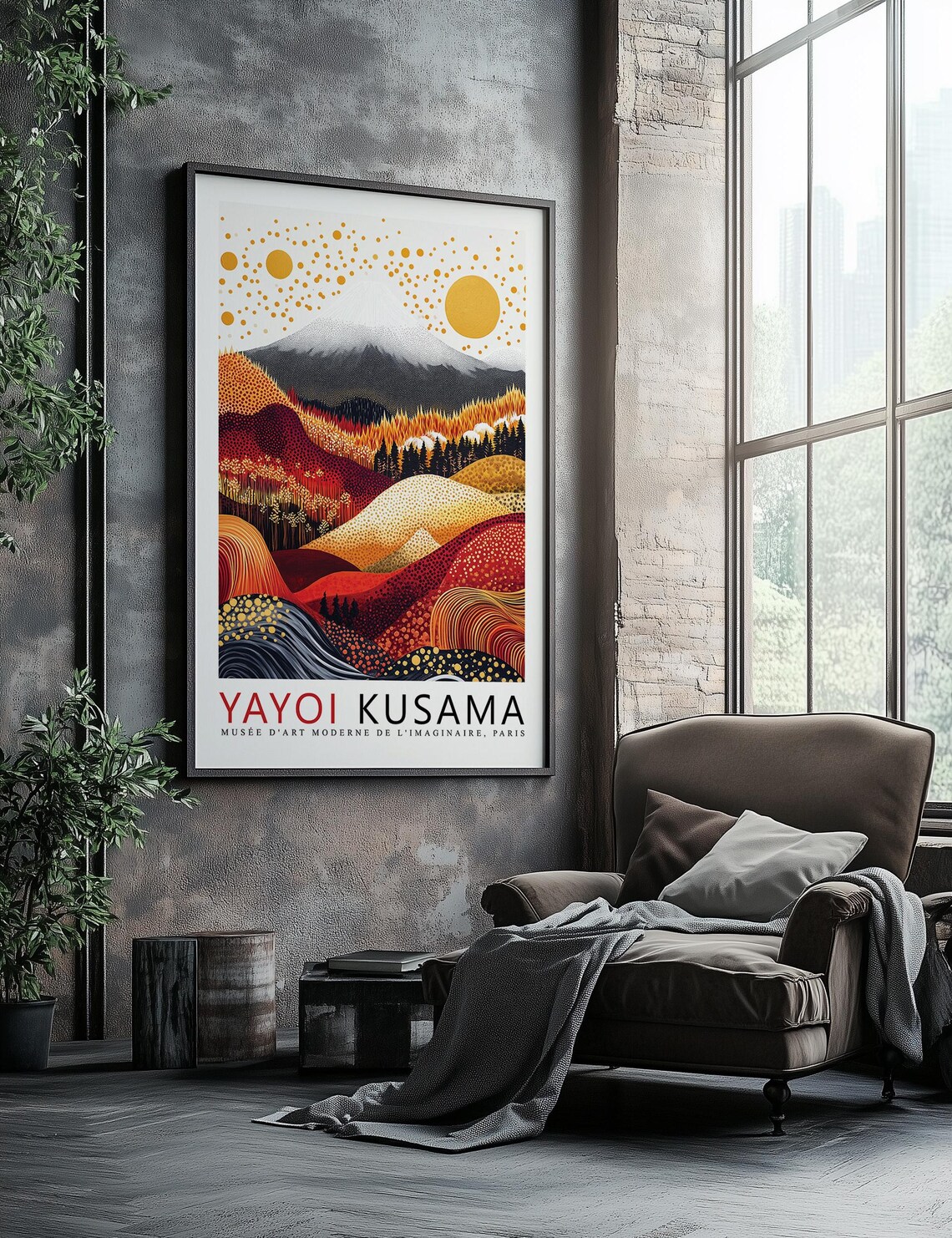Yayoi Kusama Exhibition, Mount Fuji Landscape - Image 2
