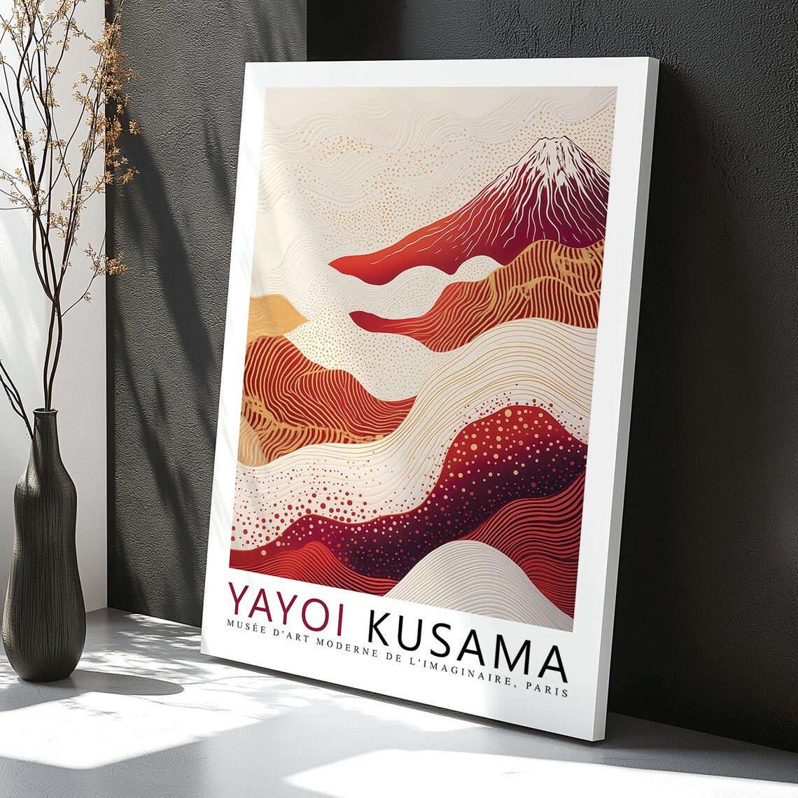 Yayoi Kusama Exhibition Mount Fuji, Japanese Landscape - Image 3