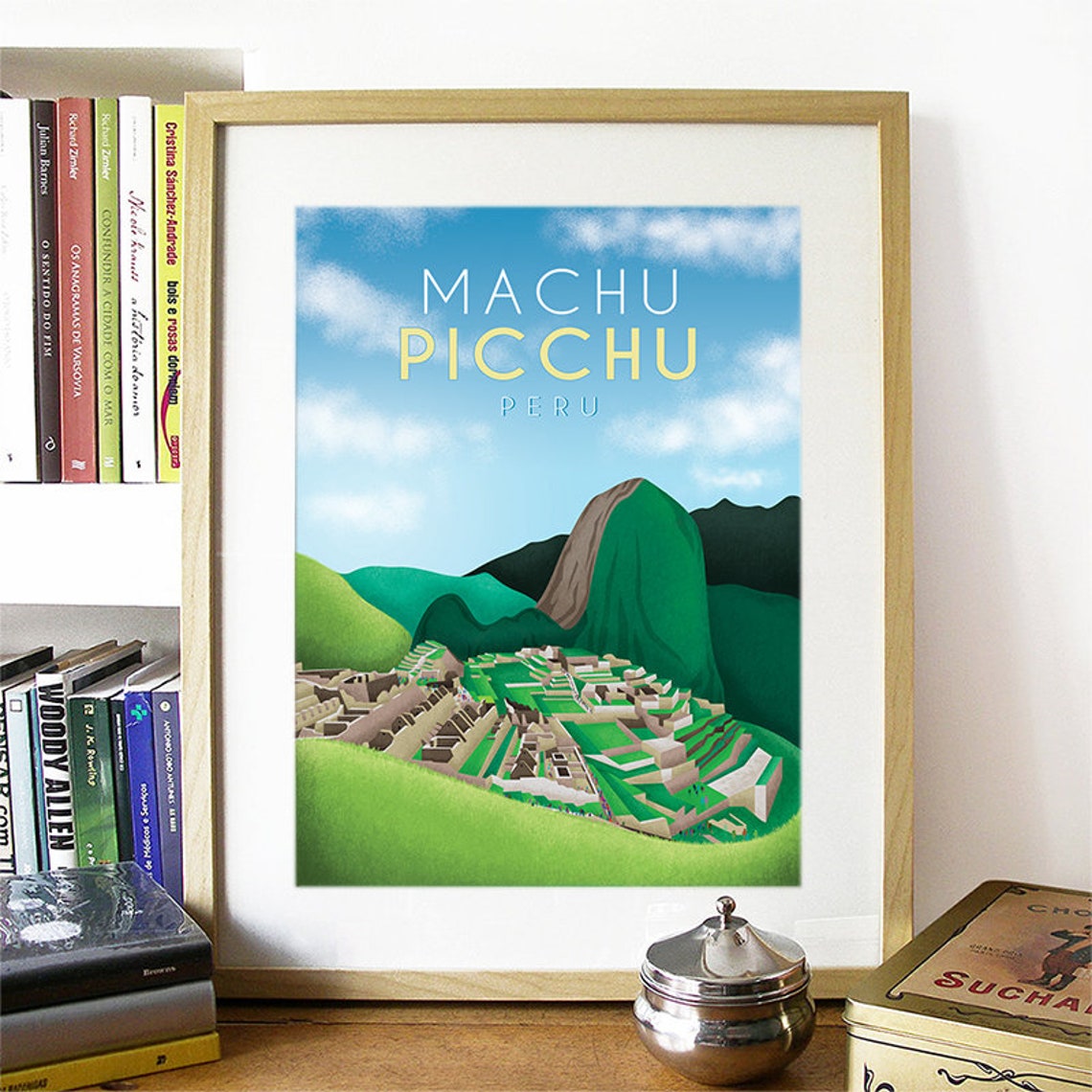 Machu Picchu Print Machu Picchu Skyline Machu Picchu Art Machu Picchu Poster Machu Picchu Watercolor Machu Picchu Art Print Machu Picchu - Image 2