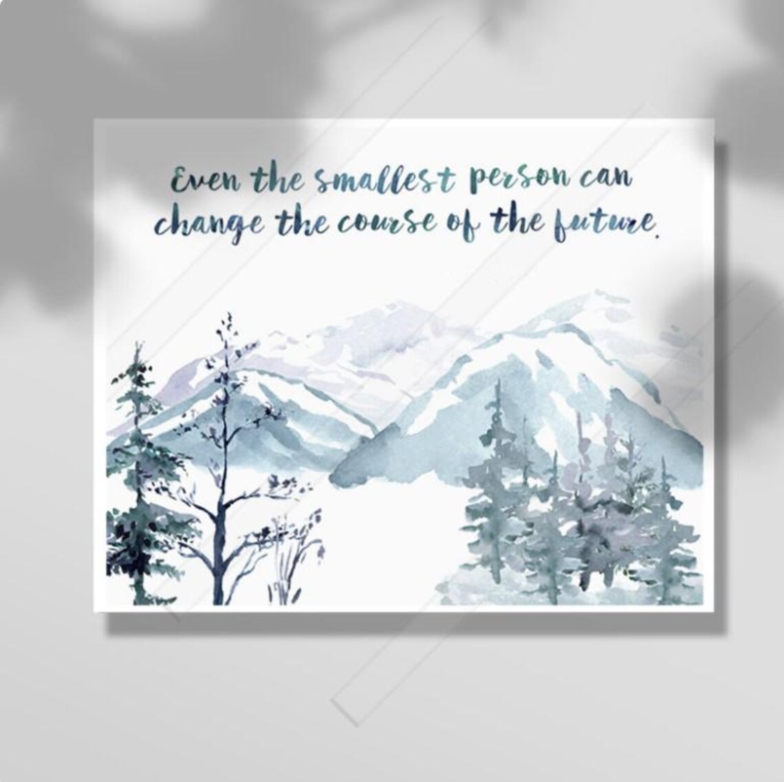 Even The Smallest Person Can Change The Future Art Print - Image 3