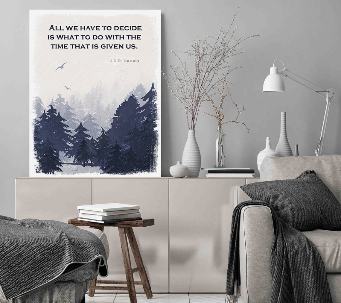 J. R. R. Tolkien Quote, Inspirational Wall Art Print - Image 3