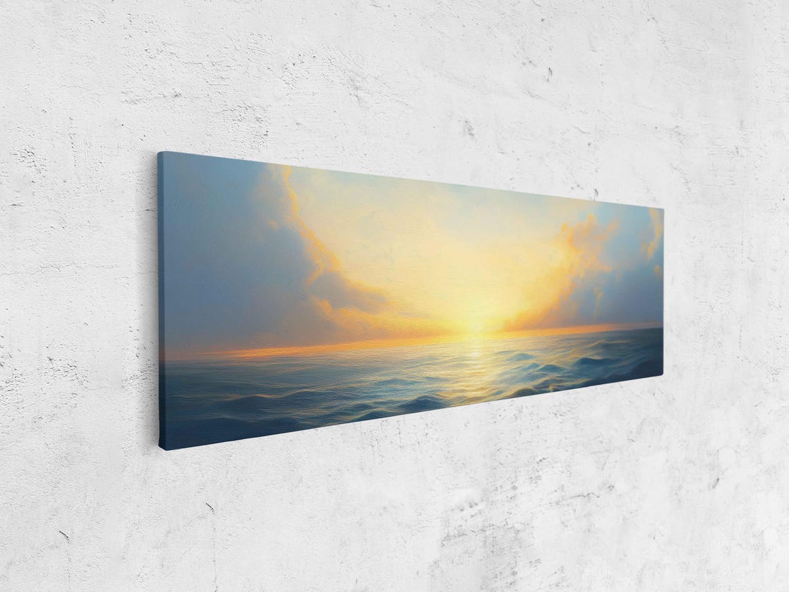 Vast Ocean Horizon at Sunrise Art Print - Image 4