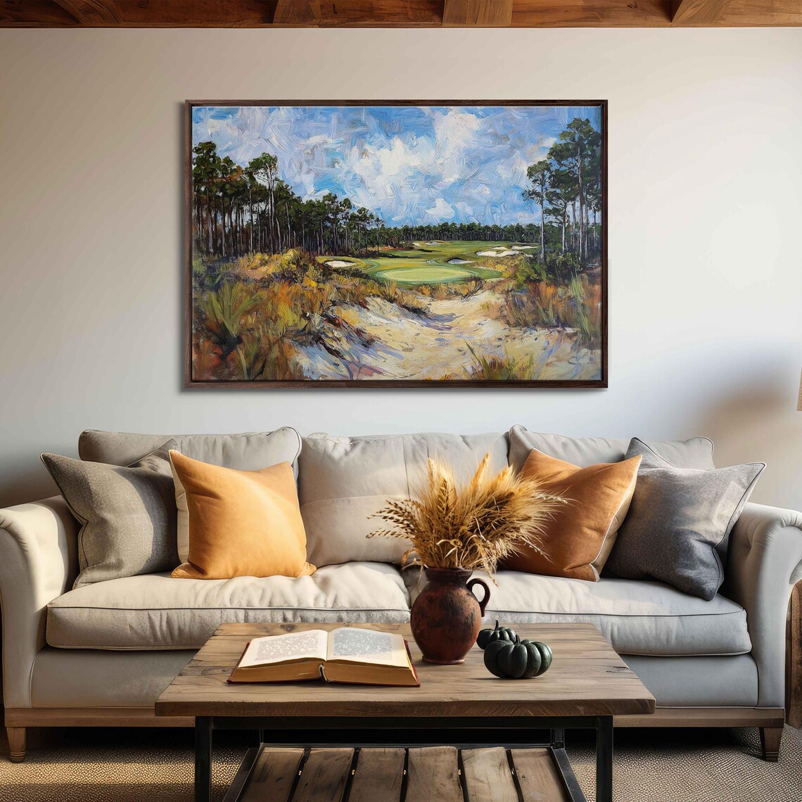 Pinehurst 2 Golf Course, Golf Wall Art Poster