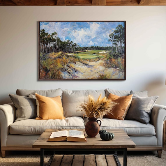 Pinehurst 2 Golf Course, Golf Wall Art Poster