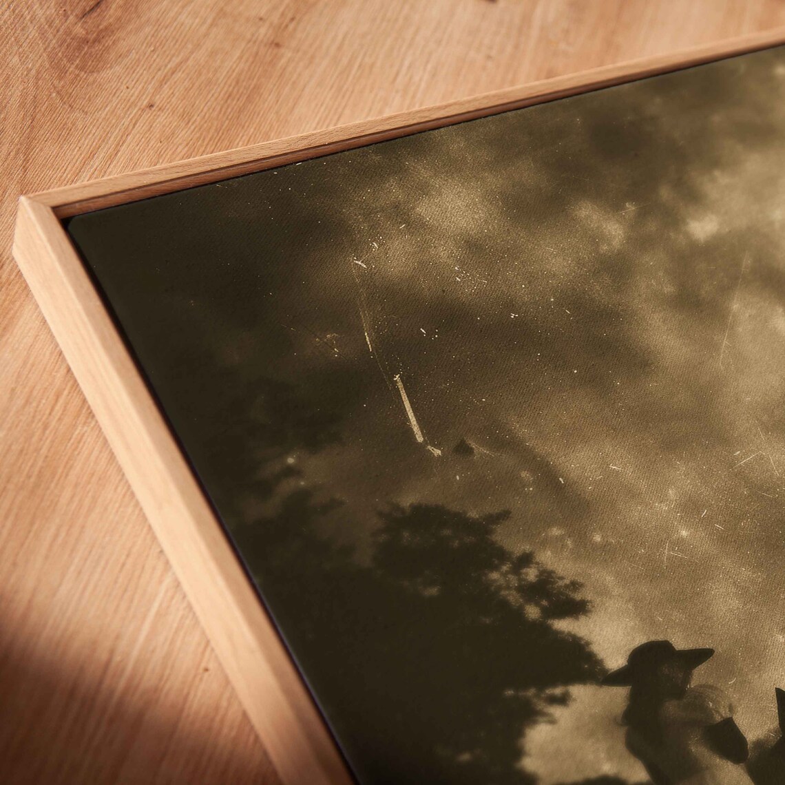 Vintage Witches Gathering Around Bonfire Casting Spells Halloween Print - Image 2