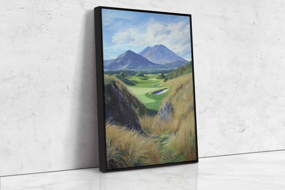 Mourne Mountains Overlooking Royal County Down Golf Club Wall Art Print - Image 4