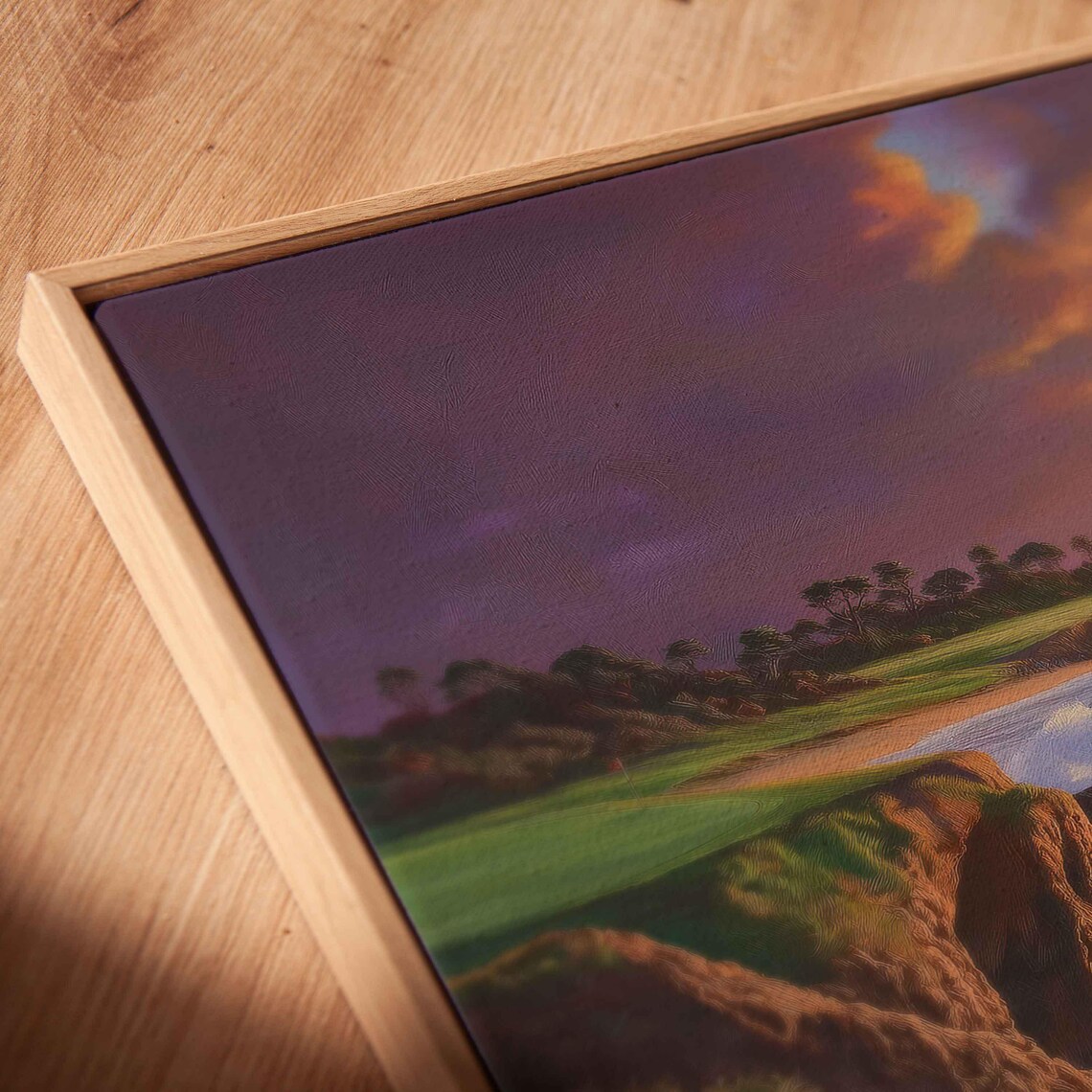 Rolling Landscape at Pebble Beach, Dramatic Sunset - Image 2