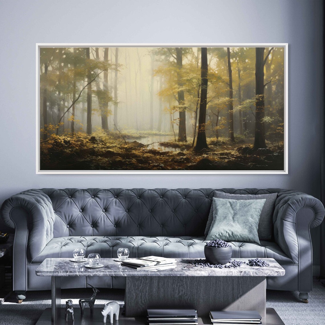 Foggy Forest Floor Art Print, Nature Lover Decor - Image 3