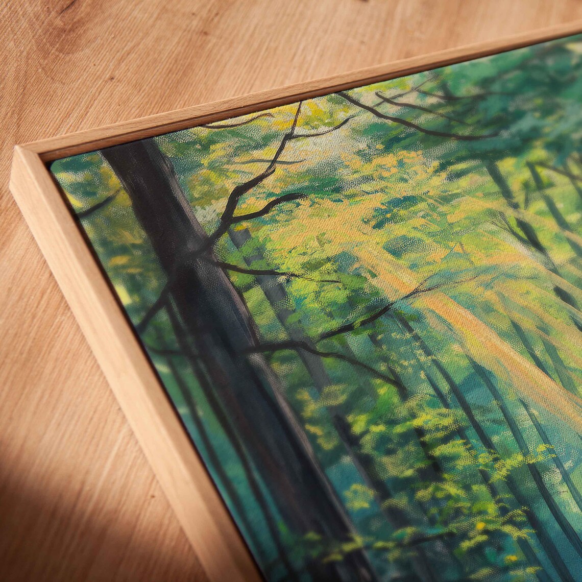 Camping Scene In Forest, Rustic Nature Print - Image 2