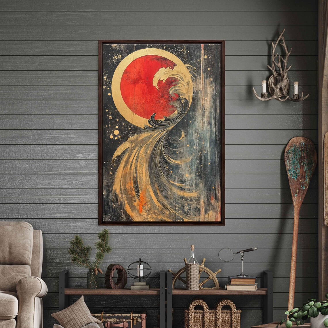 Surreal Swirling Aurora Magic, Whimsical Design