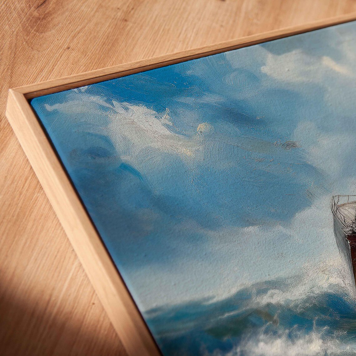 Windsor Sailing Across Windy Sea Art Print - Image 2