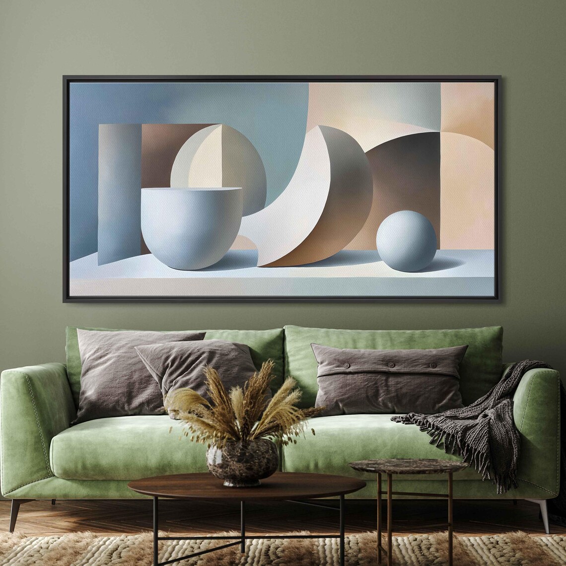 Abstract Forms in Pastel, Emotional Color Exploration