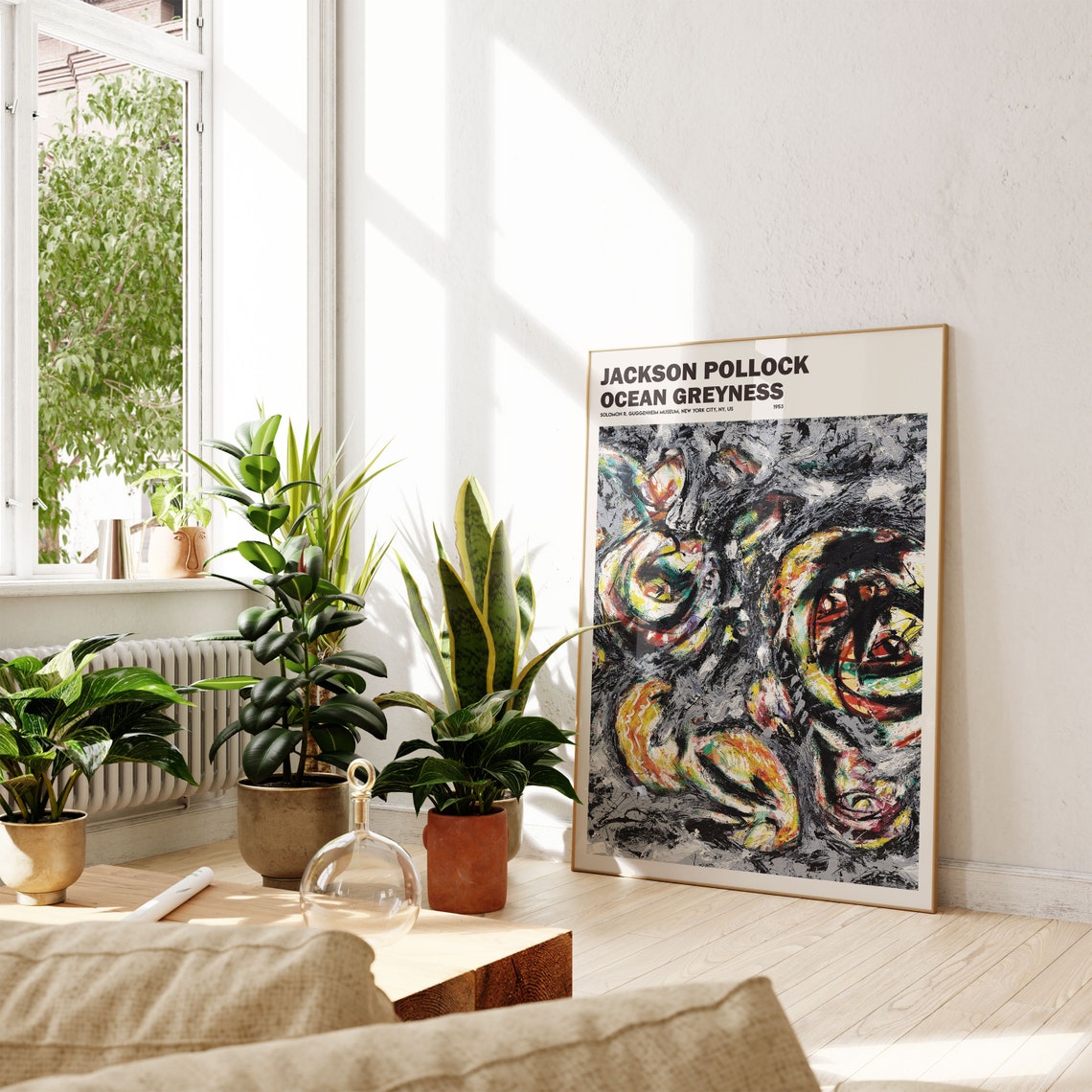 Jackson Pollock Ocean Greyness 1953 Abstract Expressionist Art Poster - Image 3