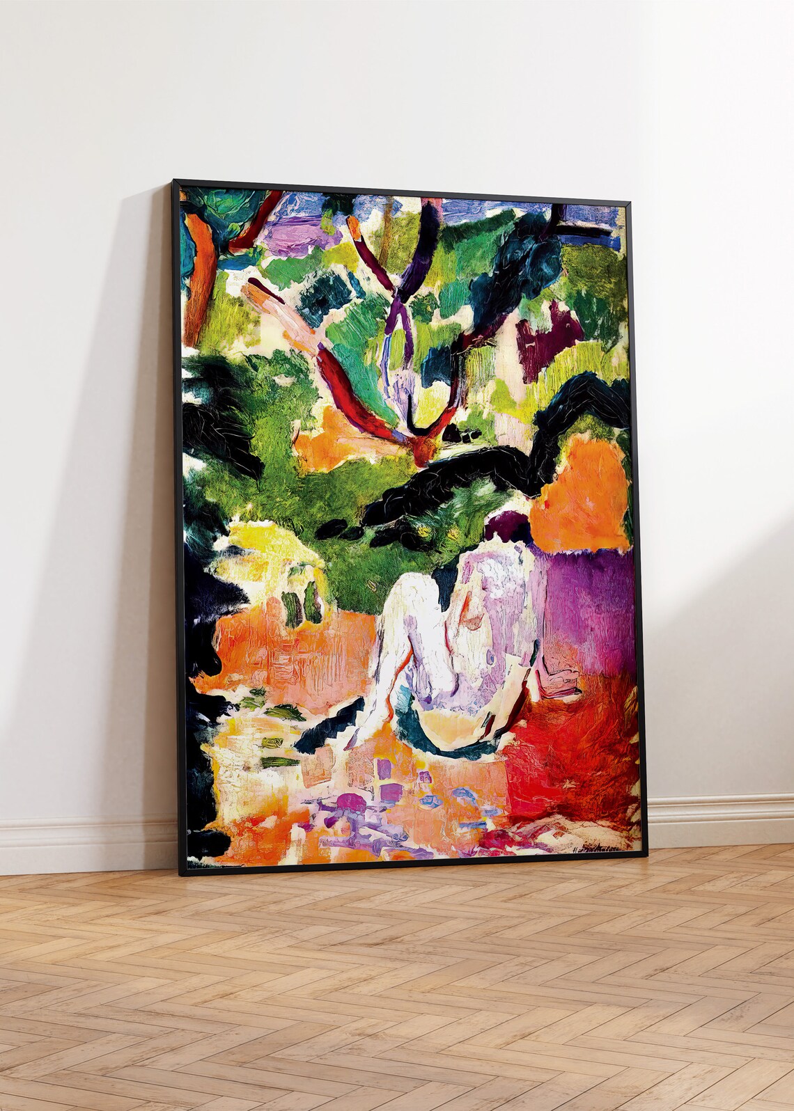 Henri Matisse Nude in a Wood Fauvist Forest Figure Painting Poster - Image 2