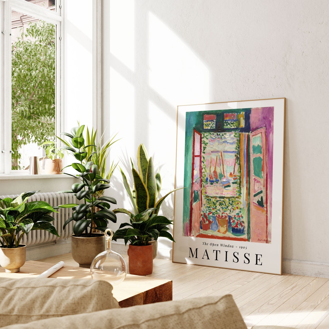 Henri Matisse The Open Window 1905 Fauvist Window Seascape Art Poster - Image 4