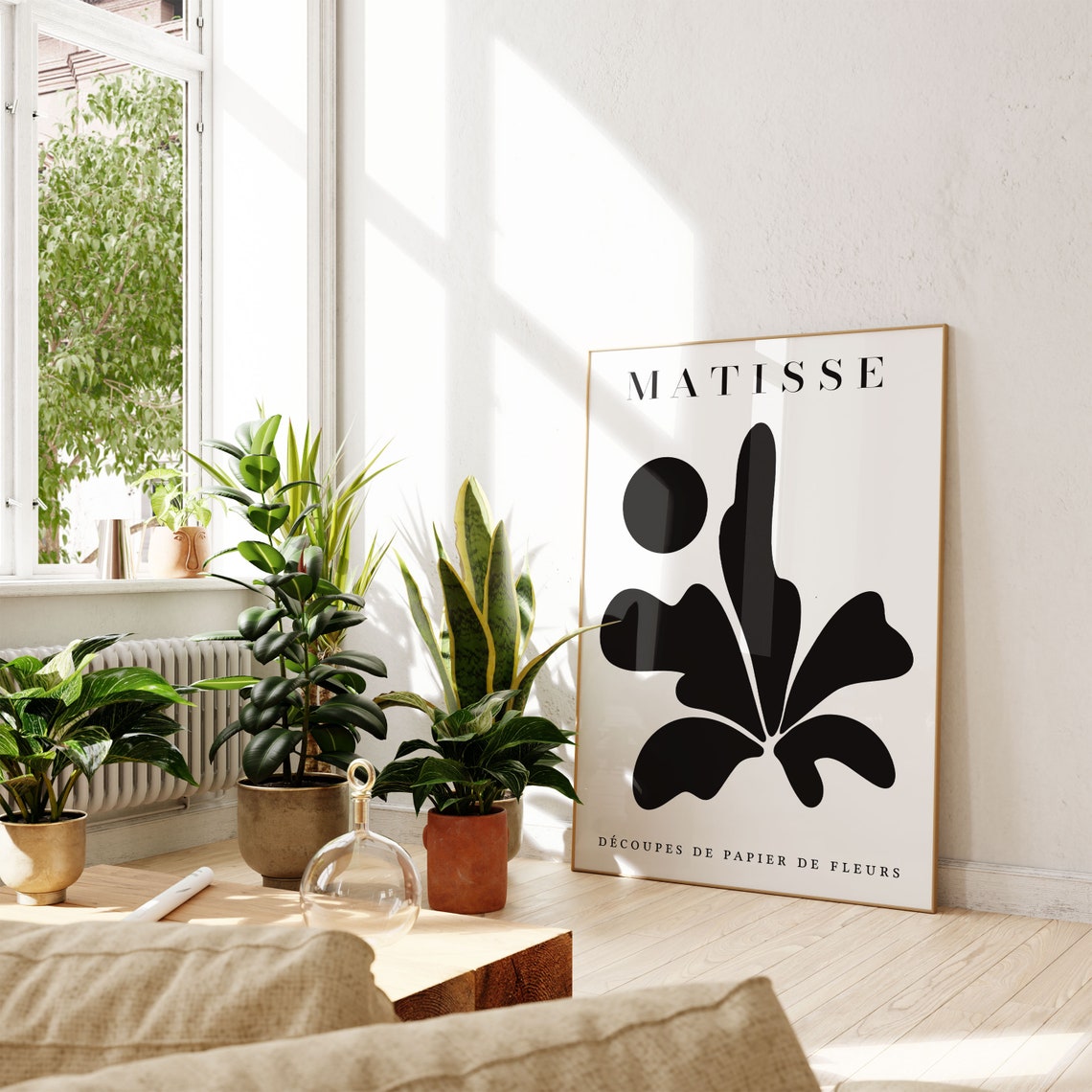 Matisse Elegant Floral Illustration Print Modern Wall Art Decor Botanical Poster Sophisticated Artwork Fine Modern Art Gift For Her - Image 4