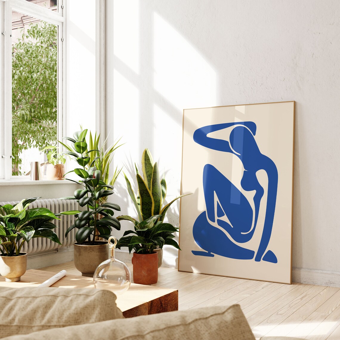 Henri Matisse Blue Nude II Abstract Cobalt Figure Modernist Cut Out Poster - Image 4