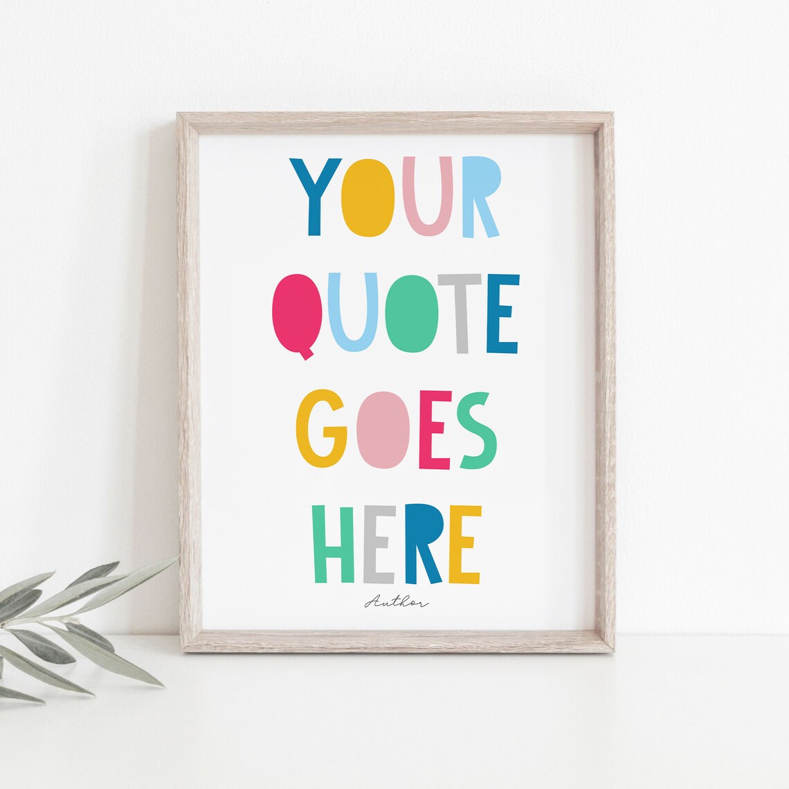 Custom Nursery Quote Kids Room Decor Art Print - Image 2