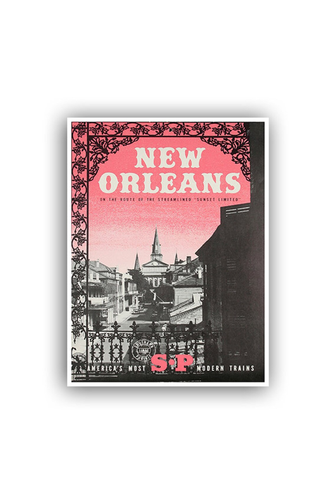 New Orleans Travel Poster, Home Decor Art Print