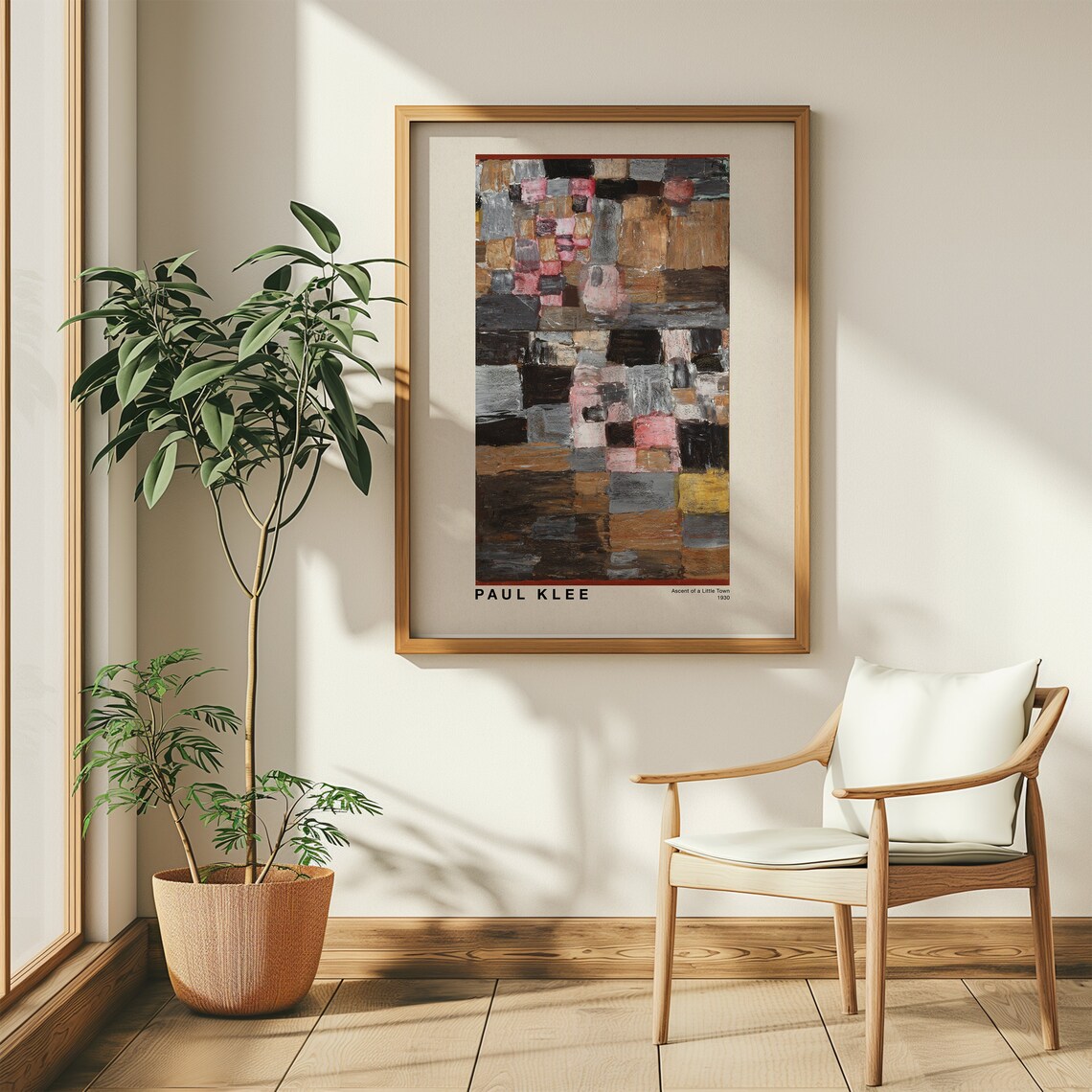 Paul Klee Accent Of A Little Town 1930 Abstract Block Poster - Image 4