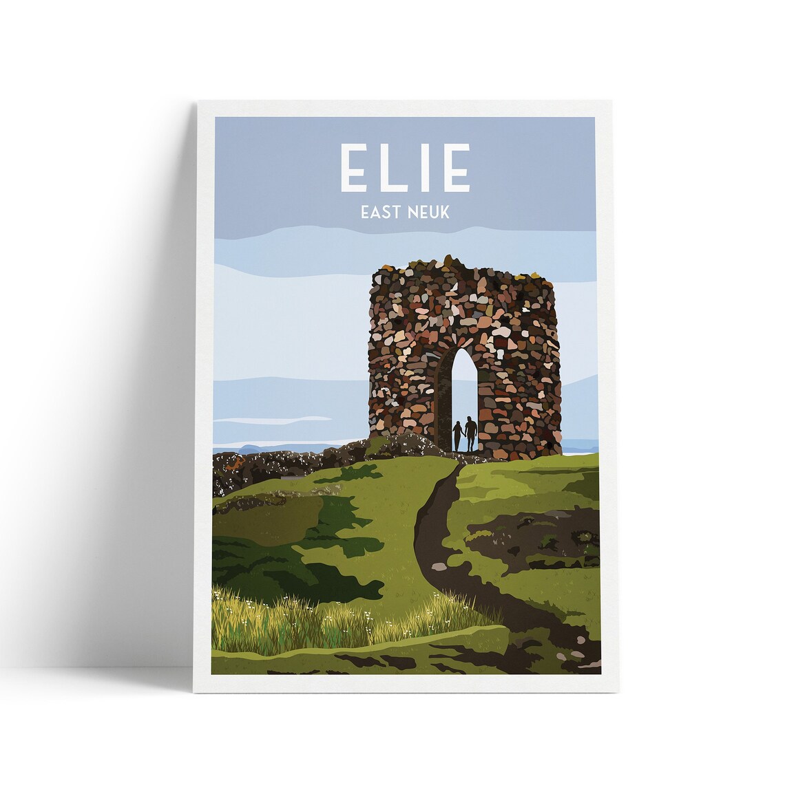 Ladys Tower Elie, East Neuk Fife Travel Poster