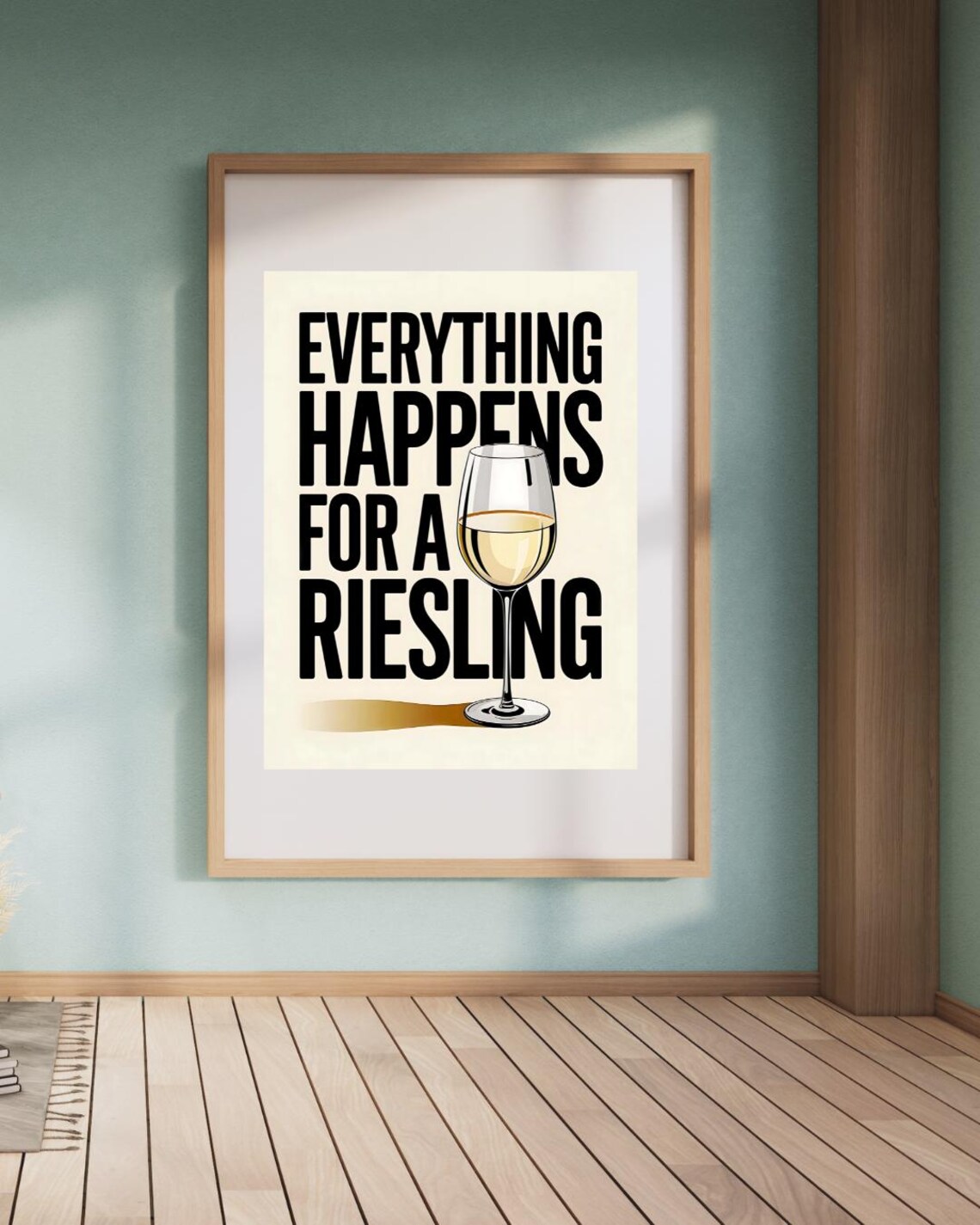 Riesling Wine Quote, Modern Wine Poster - Image 6