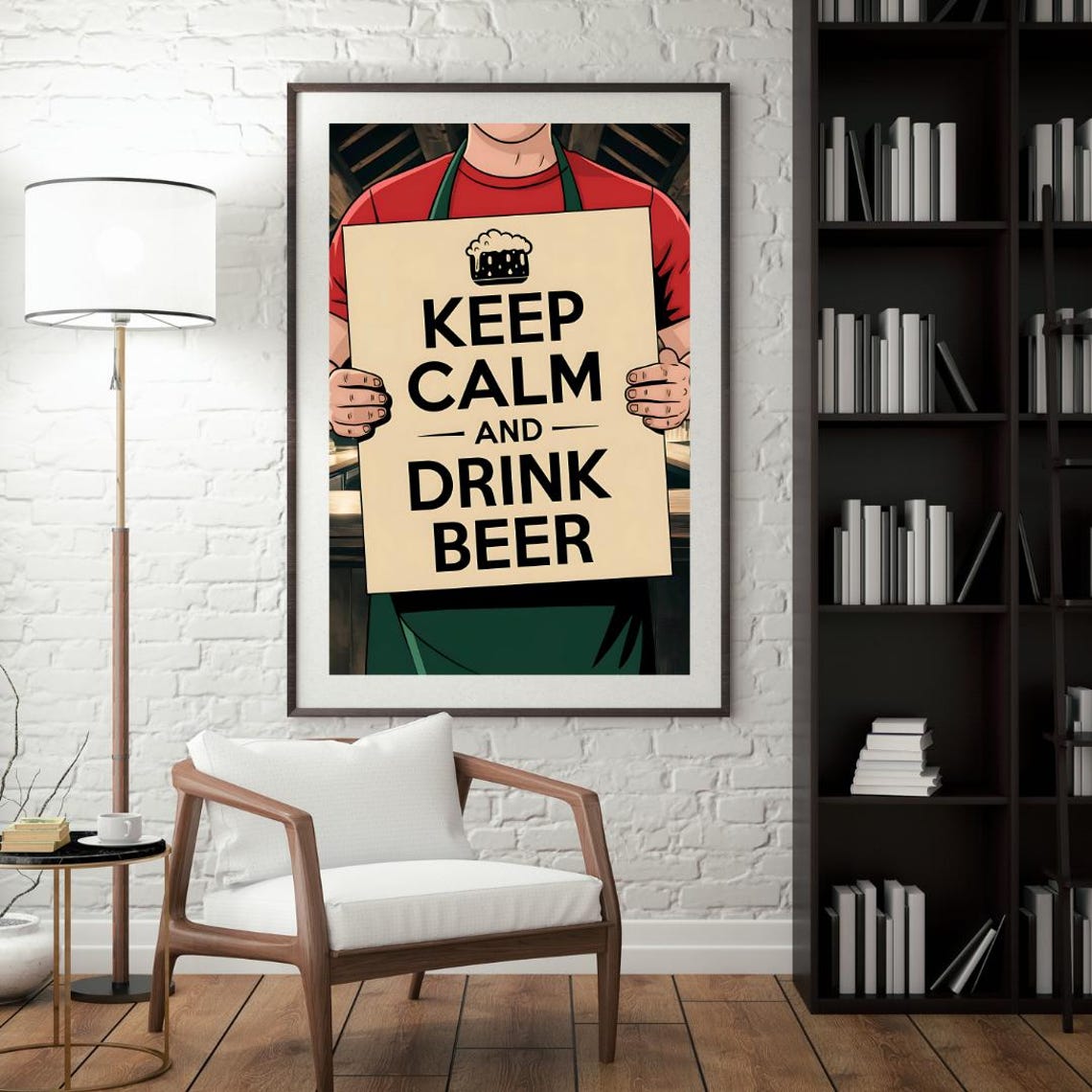 Beer Decor, Beer Humor Poster Print - Image 4