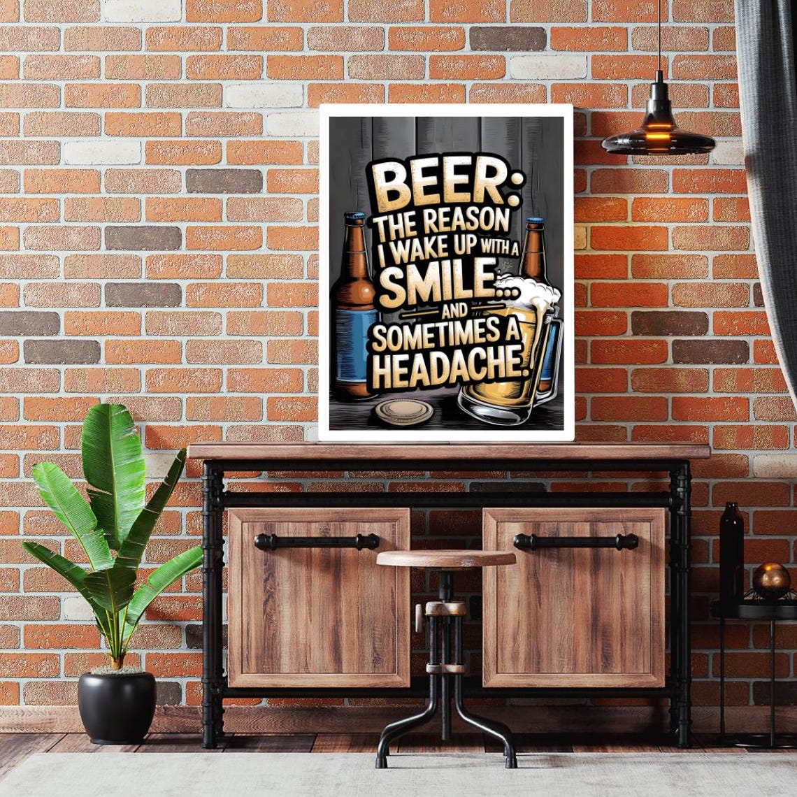 Beer Decor Beer Poster Beer Humor Beer Print Beer Prints Beer Wall Art Beer Art Beer Lovers Beer Gift Bar Owner Beer Joke - Image 5