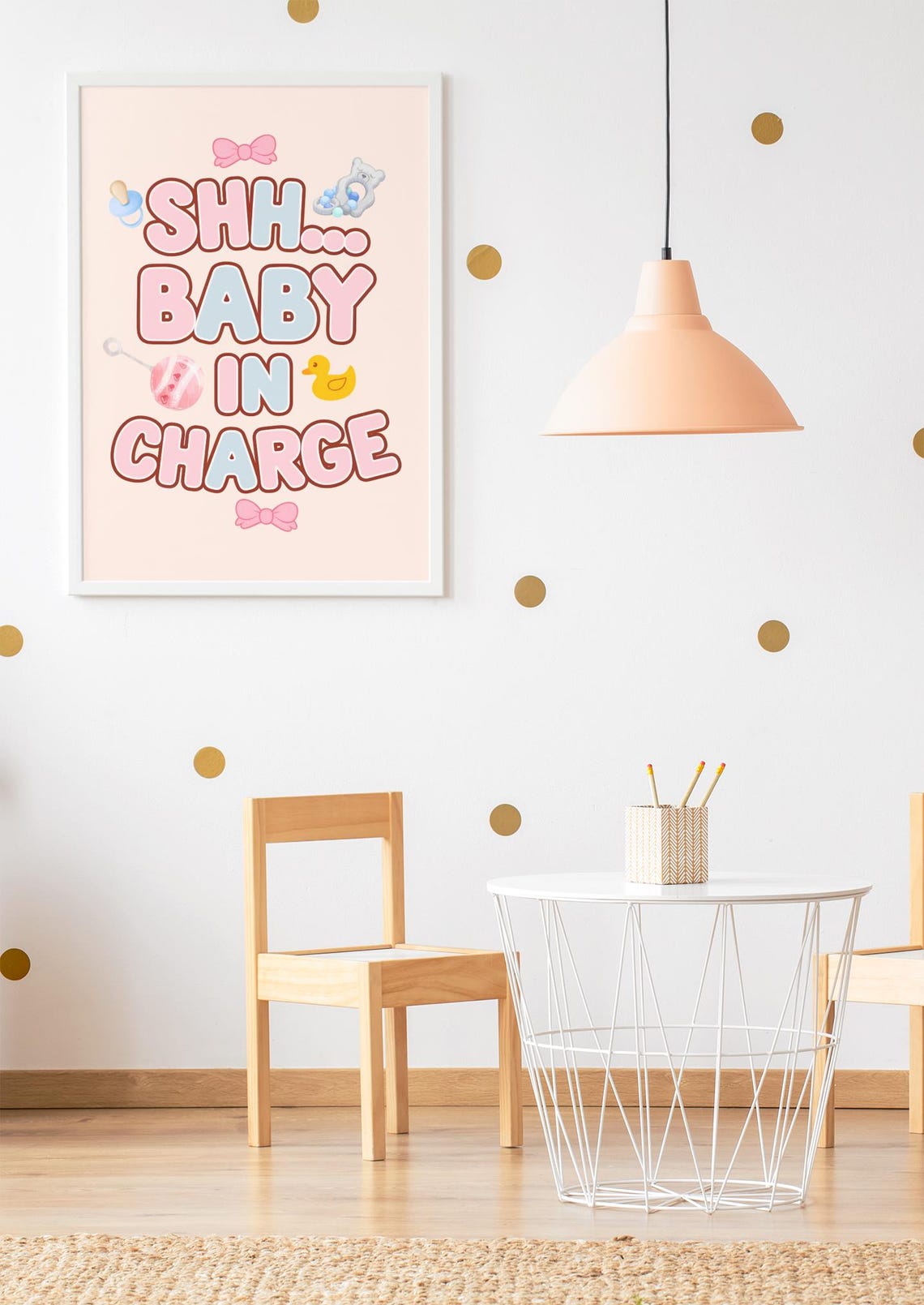 Baby Nursery Wall Art, Funny Room Decor - Image 2