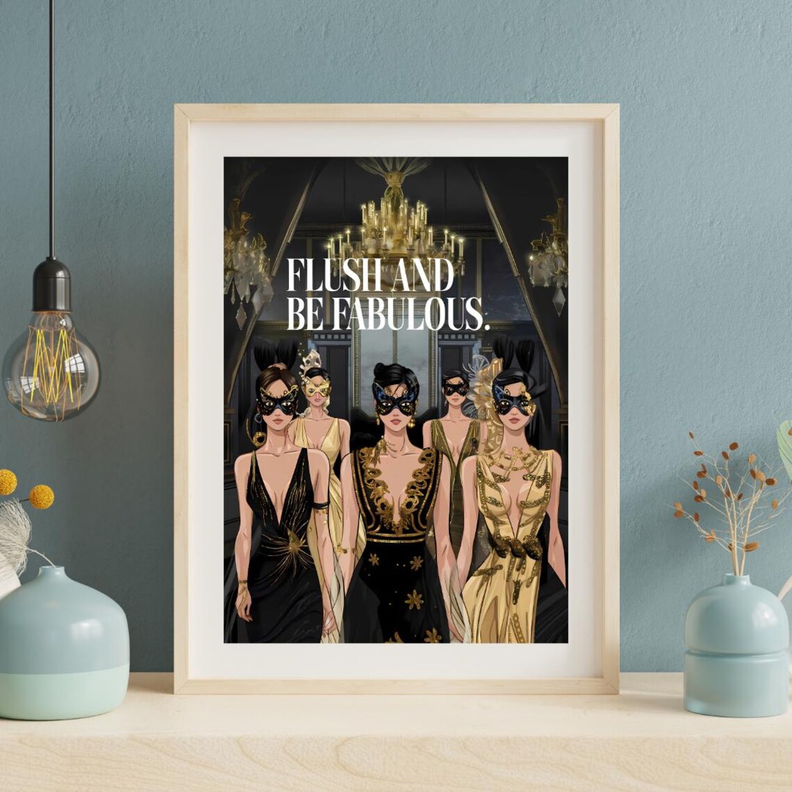 Funny Toilet Bathroom Decor, Wall Art Print - Image 3