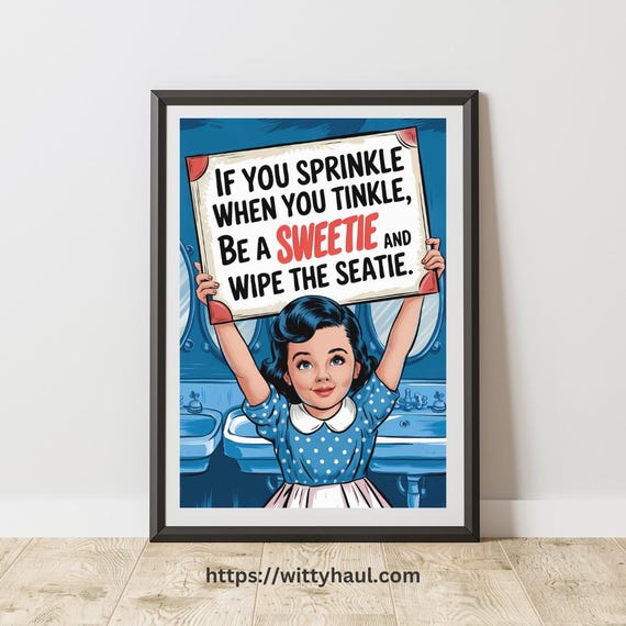 Bathroom Prints Bathroom Art Bathroom Wall Art Bathroom Decor Bathroom Wall Prints Funny Bathroom Art Print Toilet Humor Decor