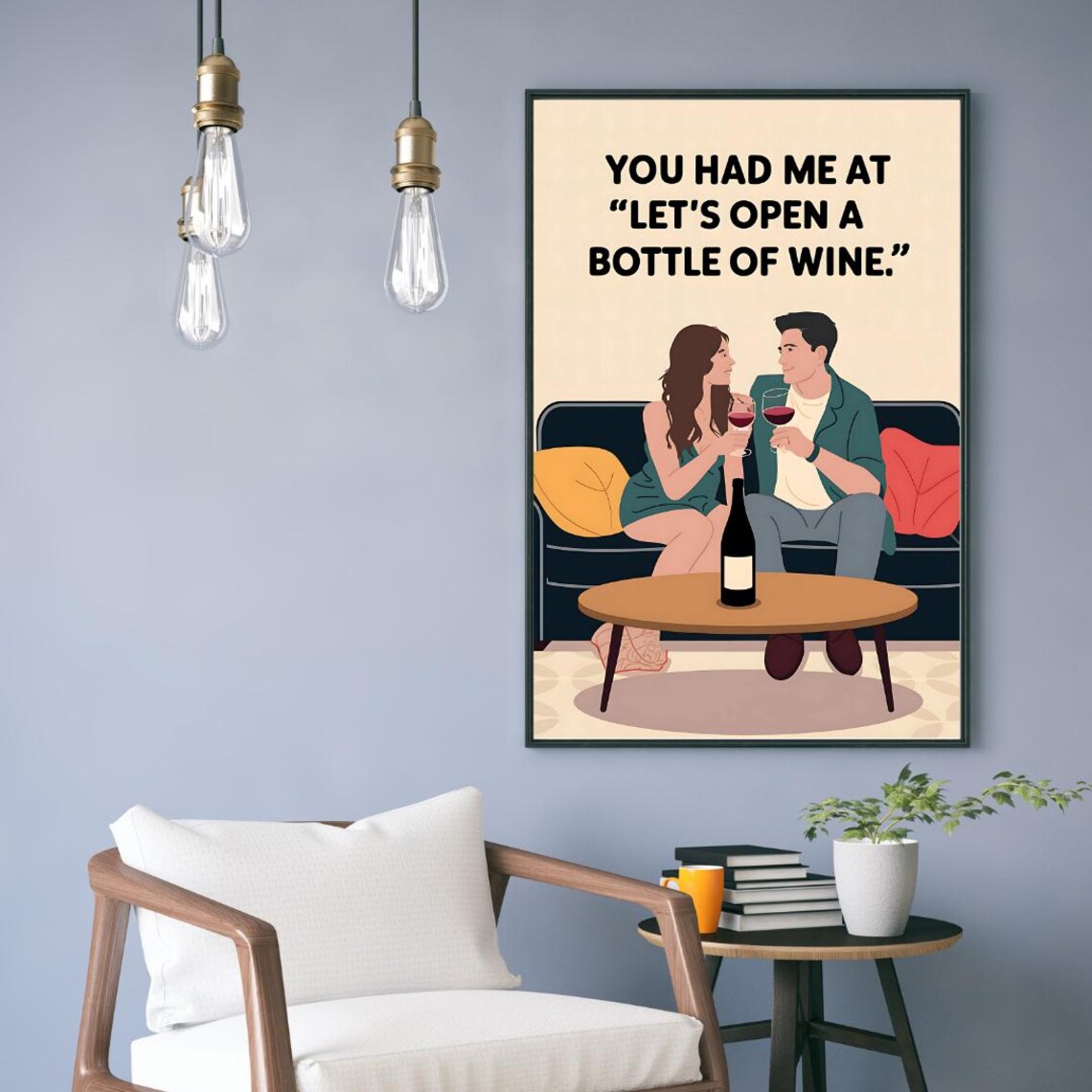 Wine Poster, Modern Wine Art - Image 4