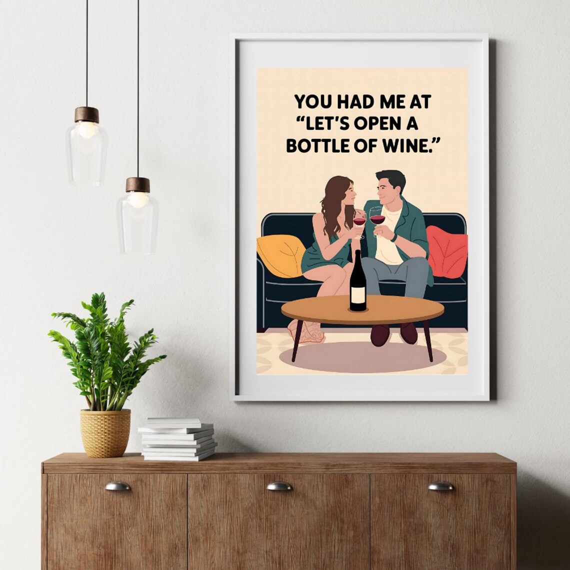 Wine Poster, Modern Wine Art - Image 6