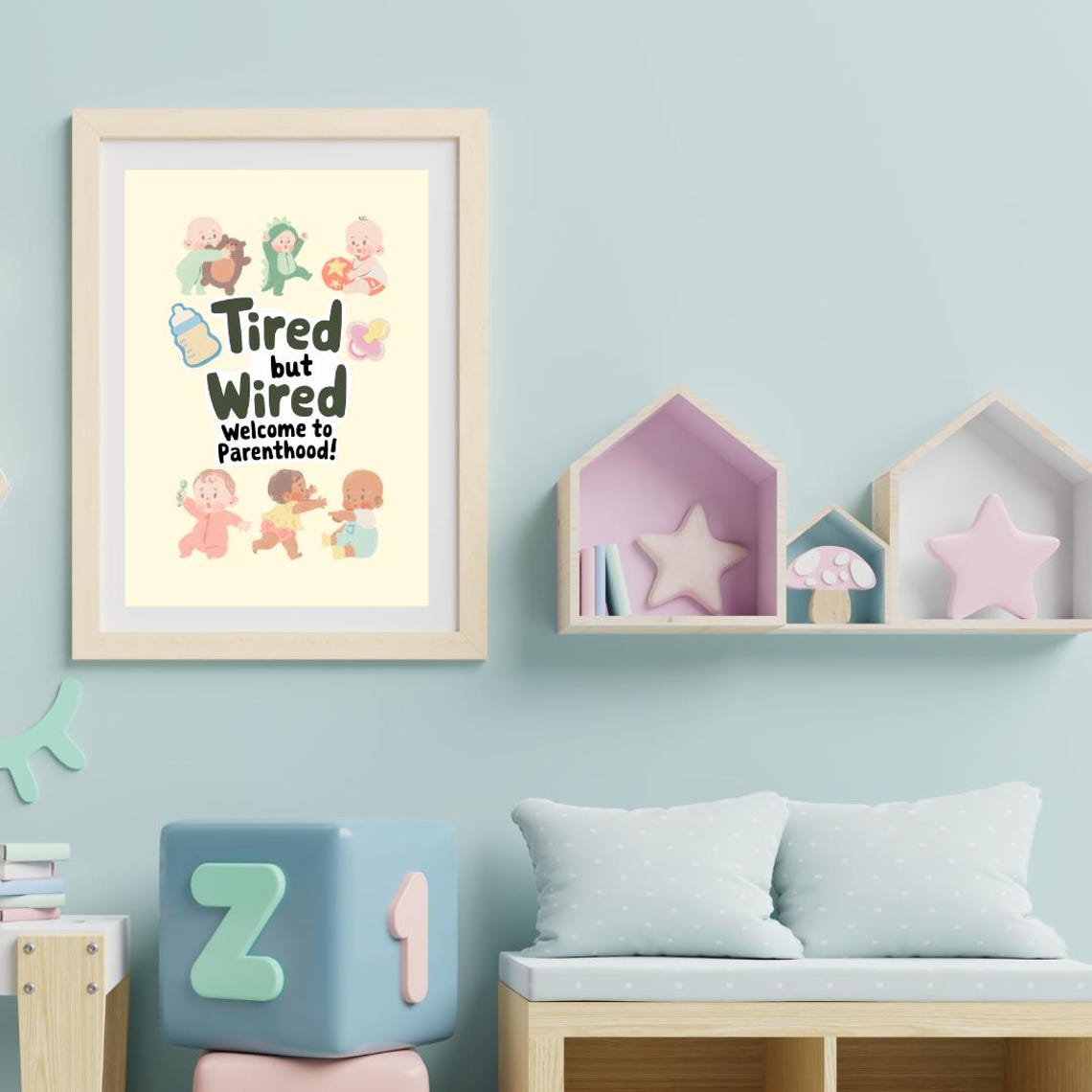 Funny Nursery Artwork, Baby Shower Gift - Image 3