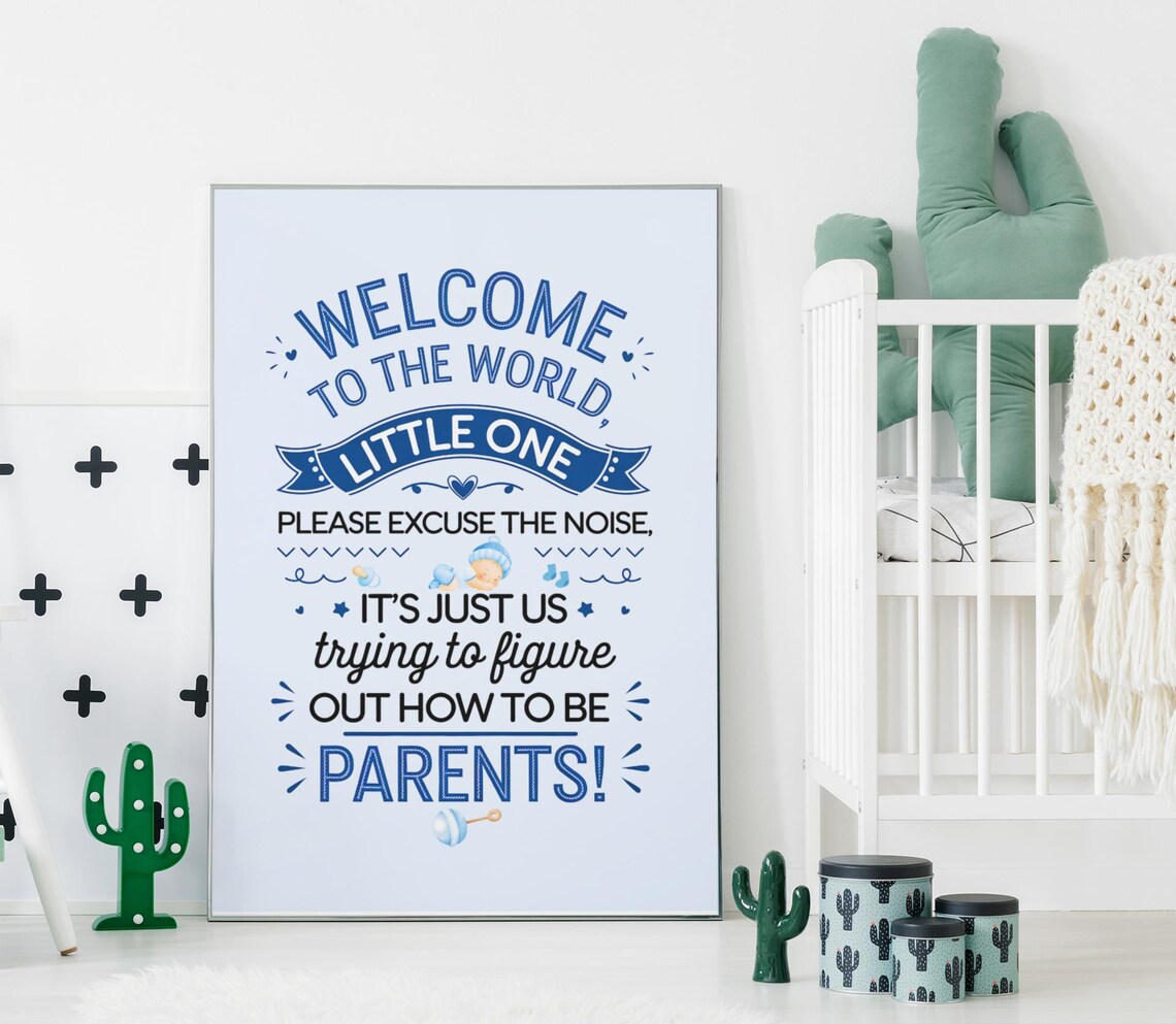 Funny Baby Nursery Decor, Humorous Nursery Art - Image 2