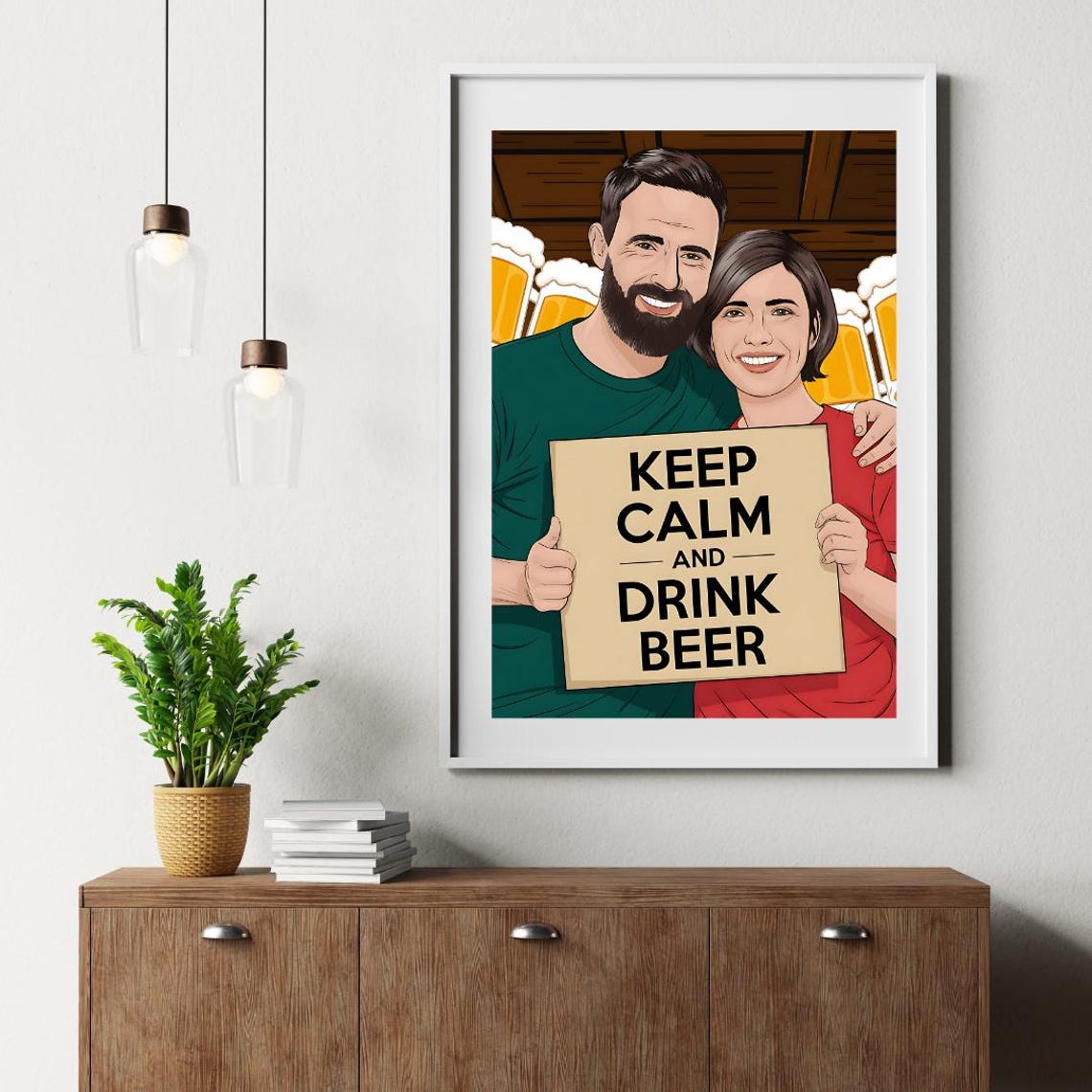 Beer Humour, Funny Beer Jokes Art Print - Image 2